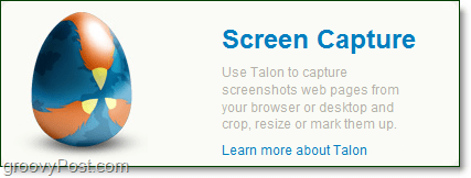 Talon je doplněk prohlížeče pro snímání snímků obrazovky