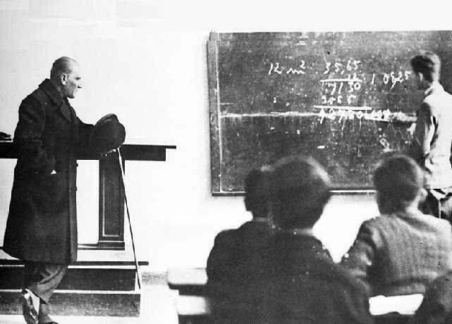 Hlavní učitel Mustafa Kemal Atatürk