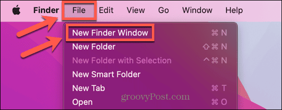 nové okno vyhledávače mac