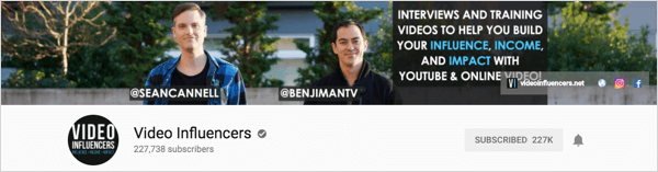 Video Influencers je kanál, který produkuje týdenní rozhovory.