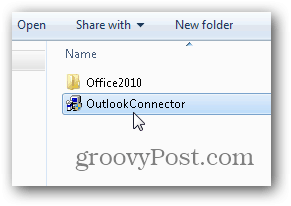 Outlook.com Outlook Hotmail Connector - Spusťte instalační program outlookconnector.exe