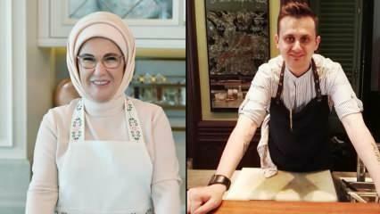 Emine Erdoğan poblahopřála šéfkuchaři Fatihu Tutakovi, který obdržel Michelinskou hvězdu!