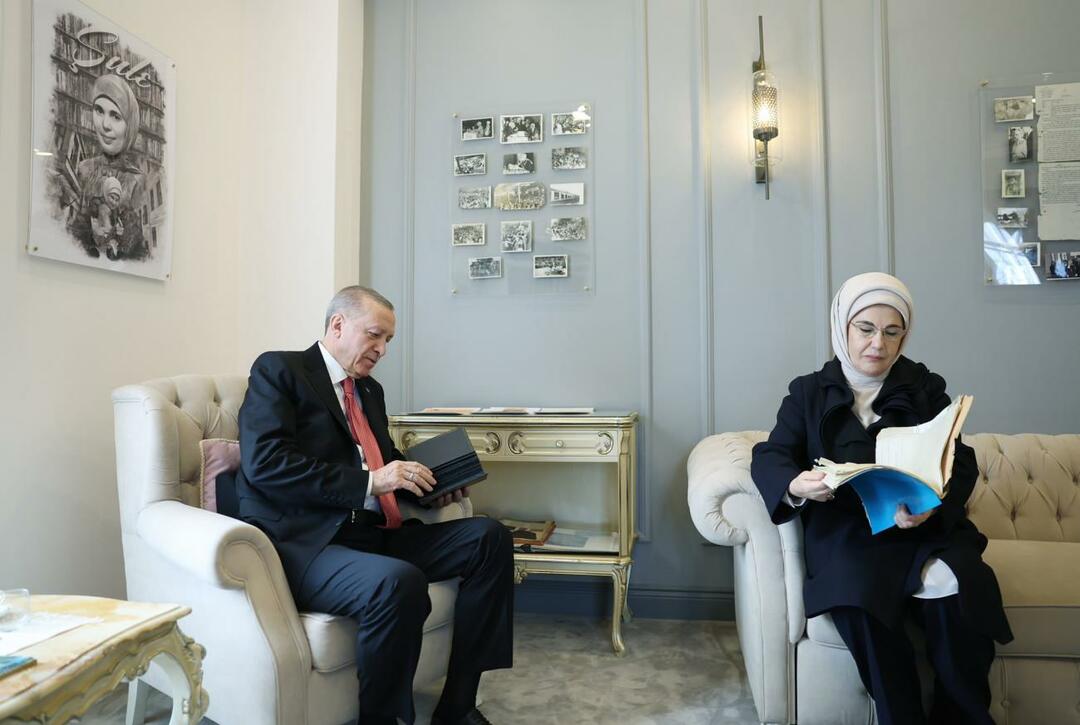 Prezident Recep Tayyip Erdogan a jeho manželka Emine Erdogan
