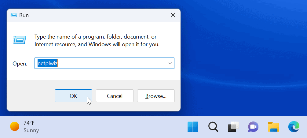 Změňte typ účtu ve Windows 11