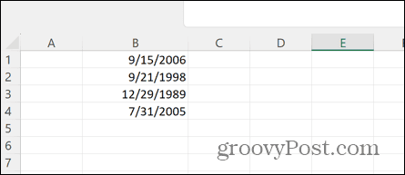 Excel data s odříznutými časy