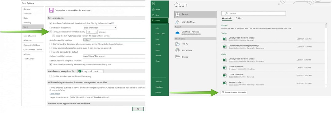 Ukládejte soubory aplikace Excel do automatického obnovování OneDrive v aplikaci Excel