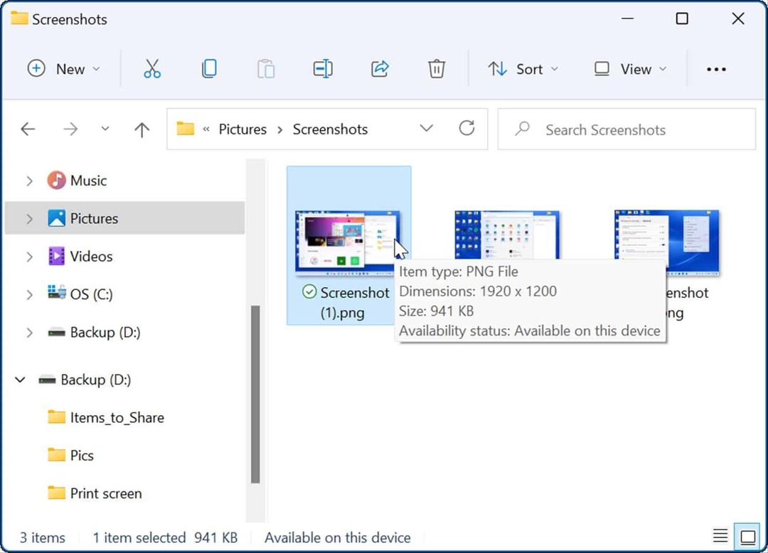 uložit snímek obrazovky Obrázky pořídí snímek obrazovky v systému Windows 11