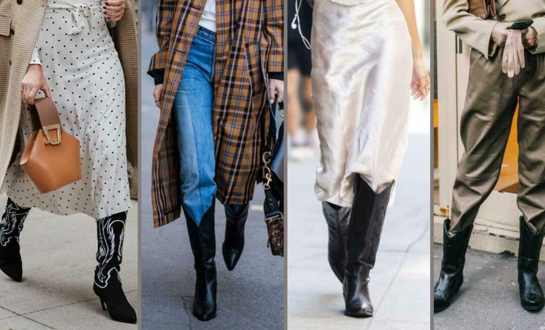 Jak zkombinovat podzimní a zimní trendy kovbojské boty 2023?