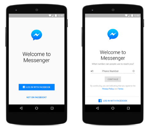 Facebook Messenger již nevyžaduje účet na Facebooku
