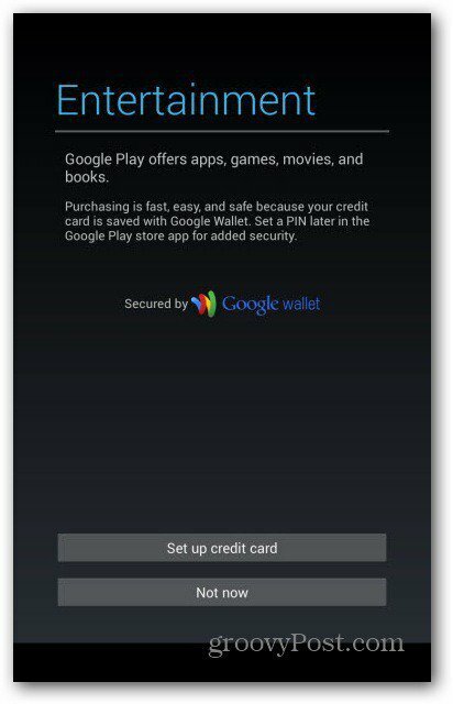 Uživatelské účty Nexus 7 - Peněženka Google