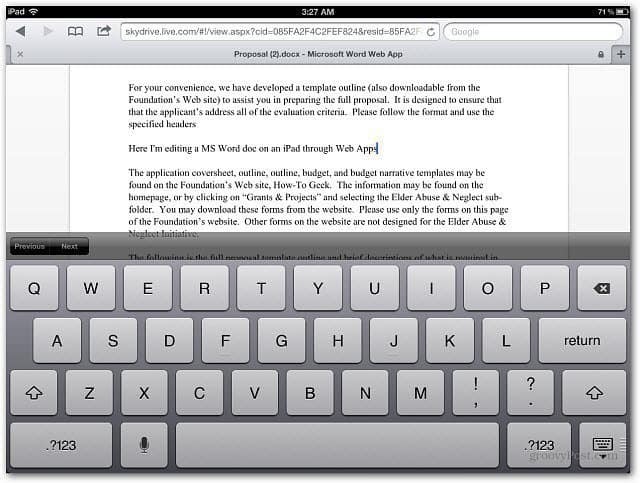 Úpravy-Word-Document-iPad