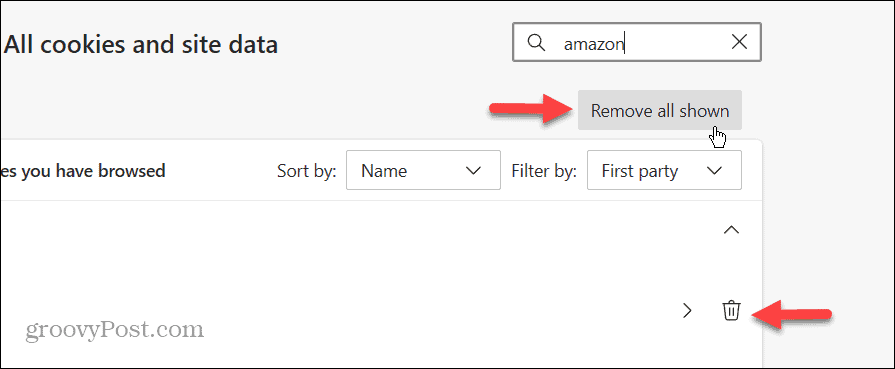 Zobrazení nebo vyhledávání souborů cookie v aplikaci Microsoft Edge