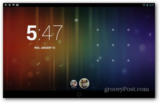 Jak nakonfigurovat více uživatelských účtů v tabletu Nexus 7