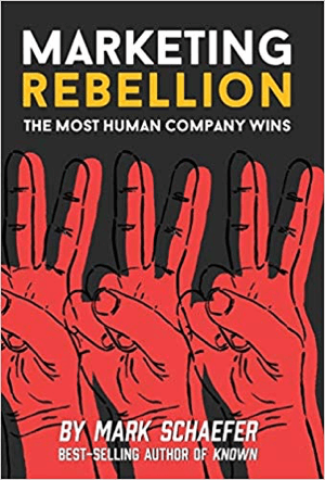 Marketing Rebellion: The Most Human Company Wins napsaný Markem Schaeferem.