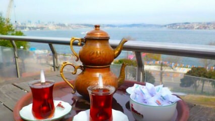 Rodinné čajové zahrady na evropské straně Istanbulu