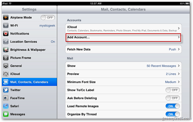 Jak nastavit poštu na iPhone, iPad nebo iPod Touch