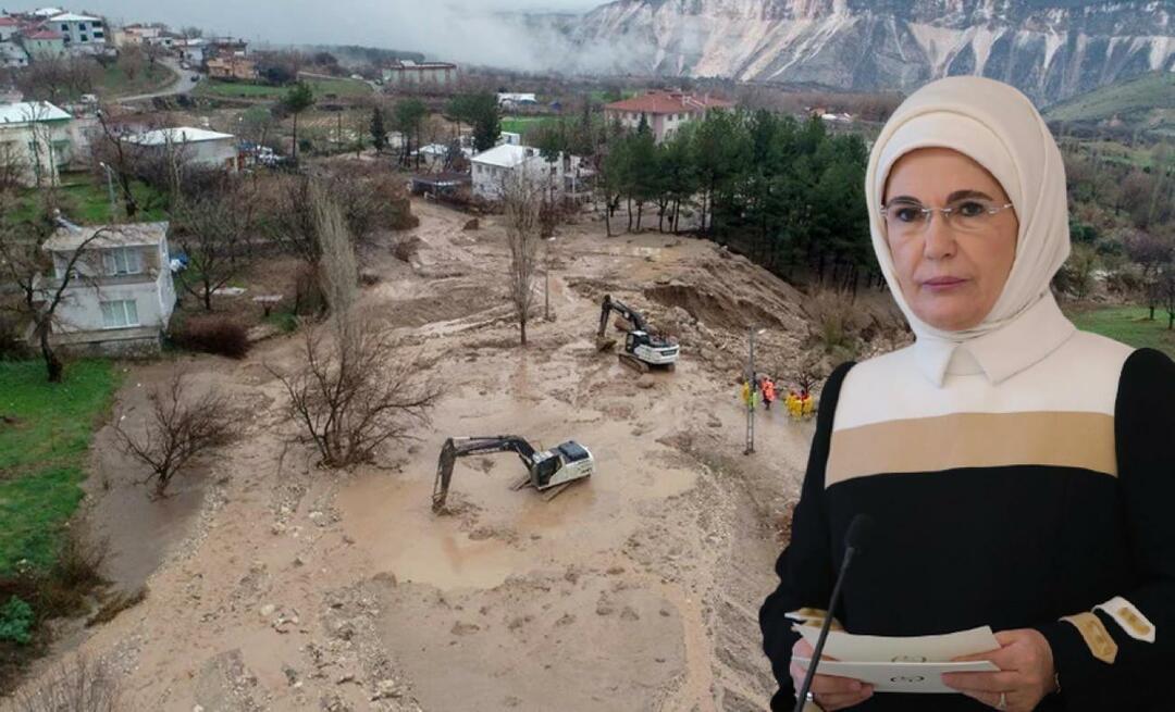 Sdílení povodňové katastrofy přišlo od Emine Erdoğanové! 