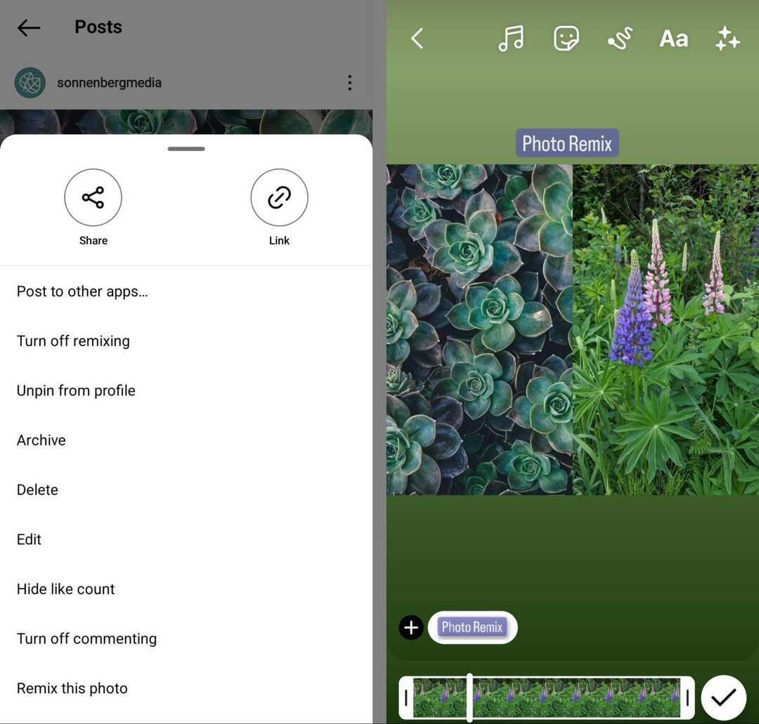 jak-použít-instagram-short-form-video-tools-photo-remix-display-content-example-7