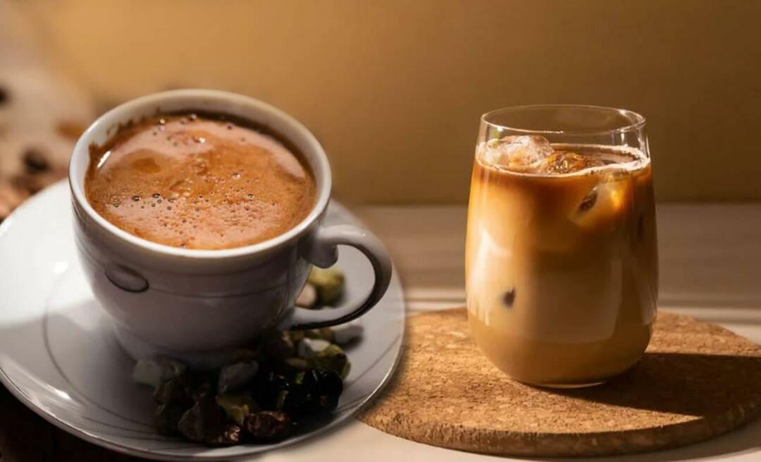 Jak připravit ledovou kávu s tureckou kávou? Příprava studené kávy z turecké kávy