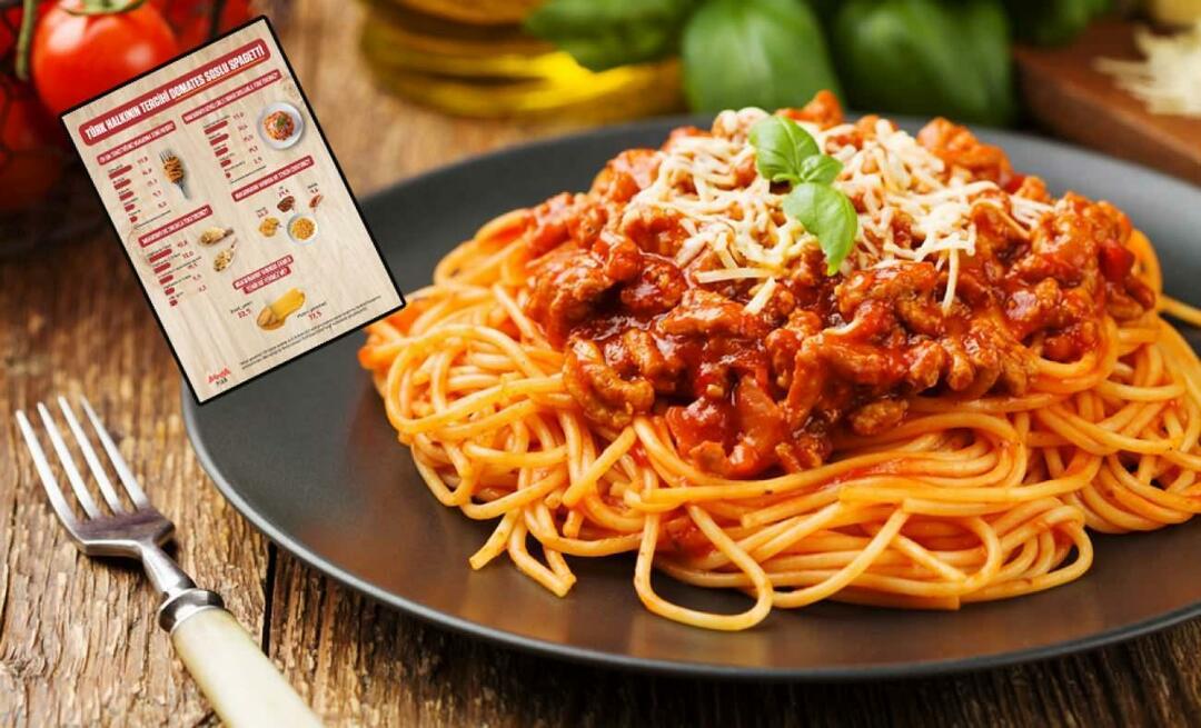 Areda Piar zkoumal: Nejoblíbenější těstoviny v Turecku jsou špagety s rajčatovou omáčkou