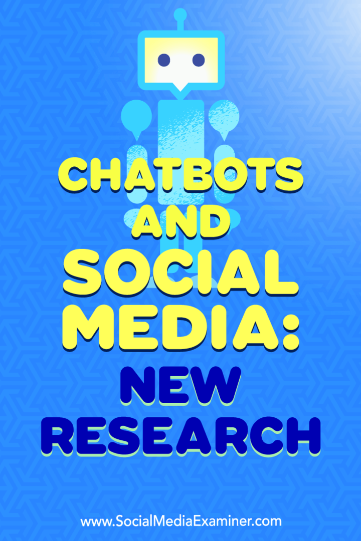 Chatboti a sociální média: Nový výzkum: průzkumník sociálních médií