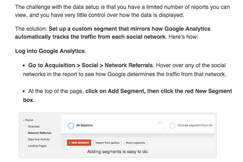 Nichole Kelly zkoušející sociálních médií článek o Google Analytics