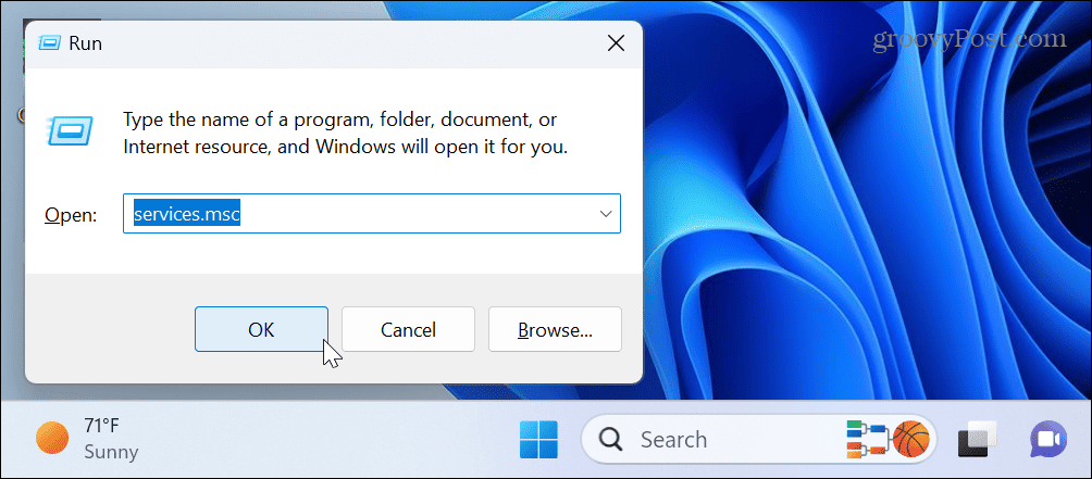 Opravit chybu Windows Update 0x8007001d