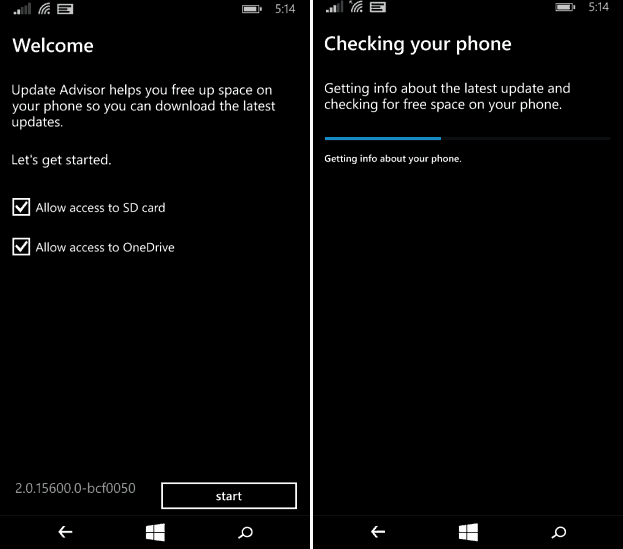 Aktualizovat Windows poradce telefon