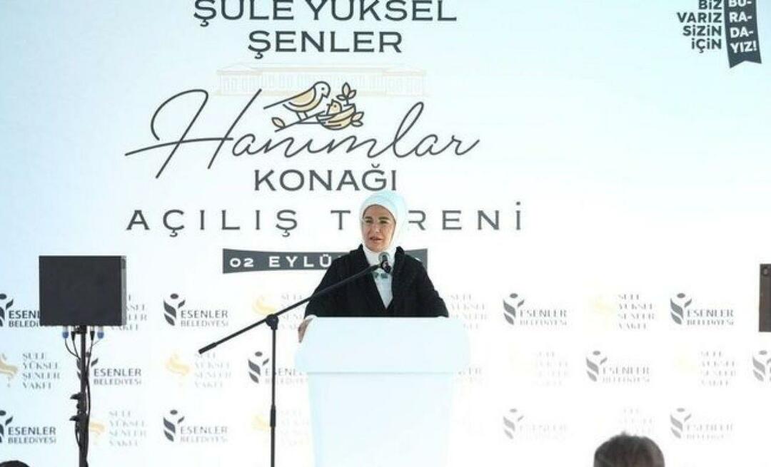 Emine Erdoğan se zúčastnila otevření Şule Yüksel Şenler Mansion