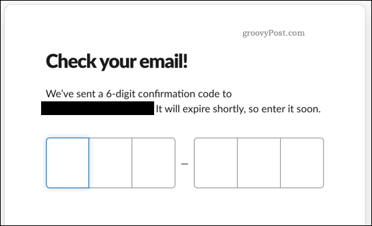 Potvrzuje e-mailovou adresu Slack