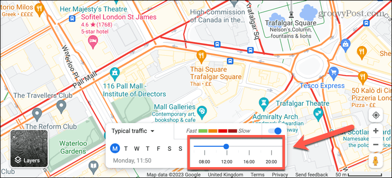 google maps typická doba provozu