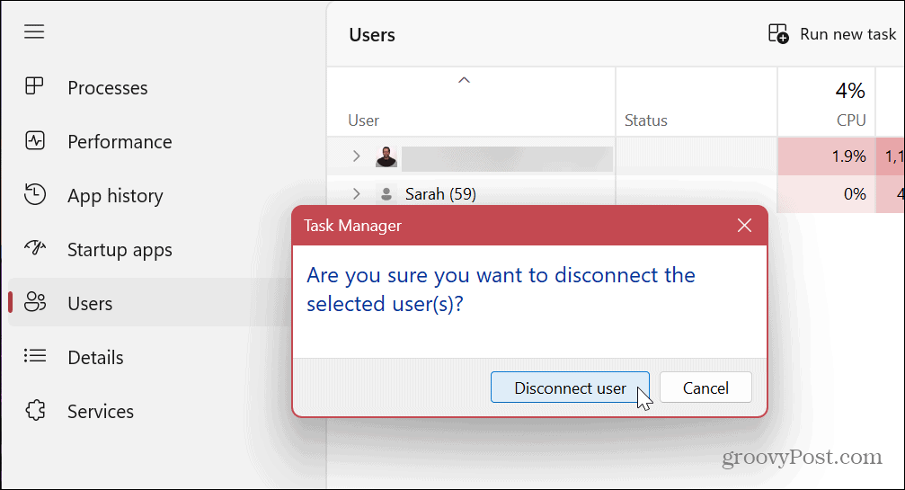 Přepnout uživatelské účty v systému Windows