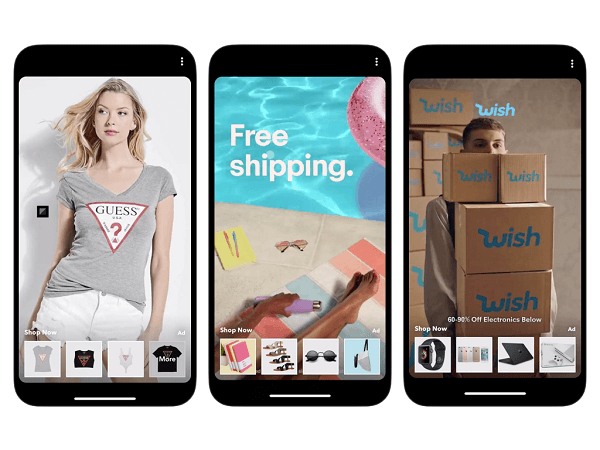 Kromě zavedení integrace s Amazonem Snapchat v říjnu zpřístupní reklamy Shoppable Snap všem inzerentům prostřednictvím své samoobslužné platformy pro nákup reklam.