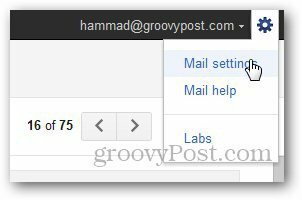 Více účtů Gmail 1