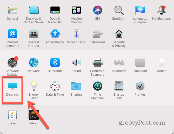 mac zobrazuje ikonu