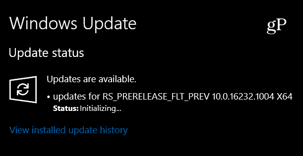 Windows 10 Insider Preview Build 16232.1004 Vydáno, pouze drobná aktualizace