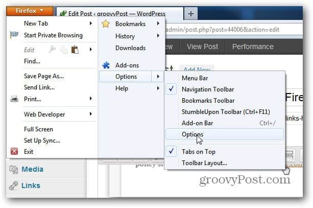 Jak nastavit Gmail nebo Yahoo jako výchozí popisovač odkazů Mailto ve Firefoxu