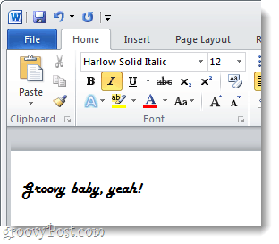 groovy fonts baby, yeah!