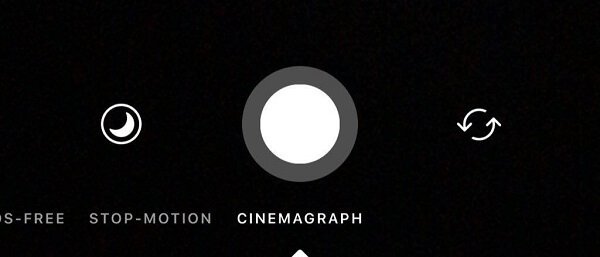 Instagram testuje ve fotoaparátu novou funkci Cinemagraph.