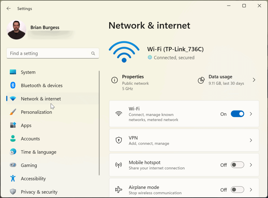 Najděte IP adresu routeru v systému Windows 11