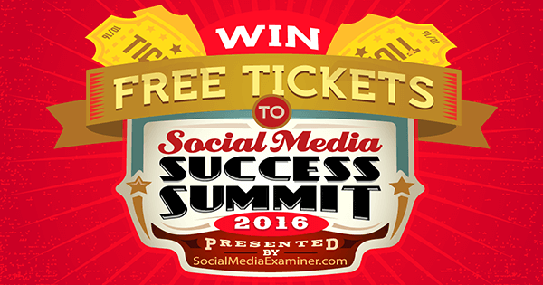 vyhrajte lístky na summit úspěchu v sociálních médiích 2016