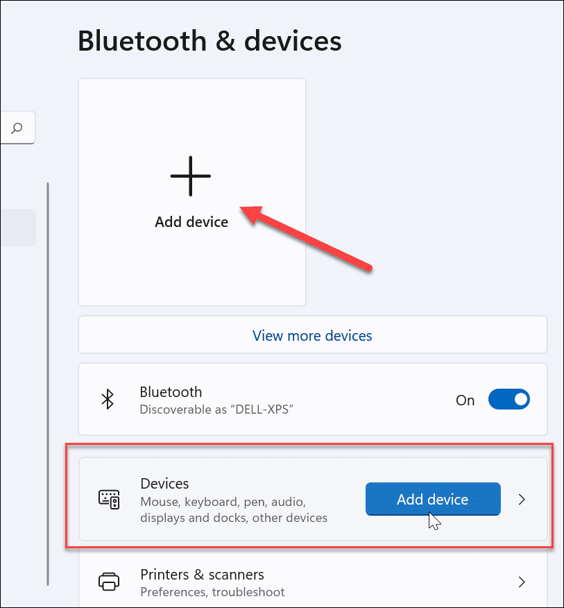 přidat zařízení Bluetooth Windows 11