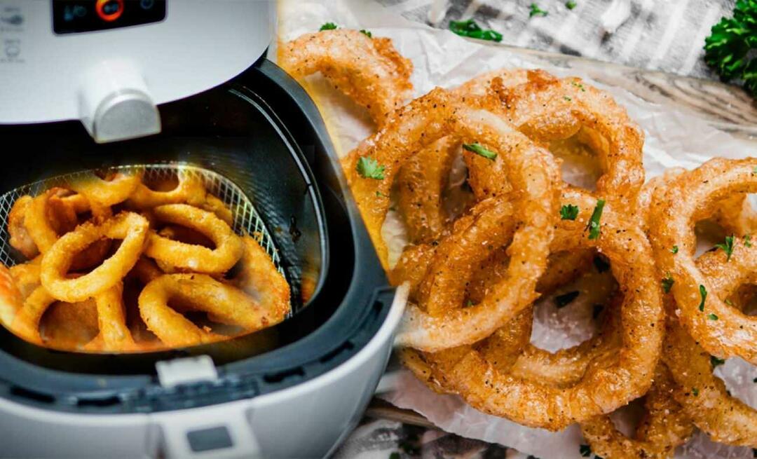 Jak vyrobit cibulové kroužky ve fritéze Airfryer?