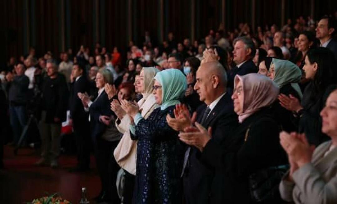 Emine Erdoğan sledovala operu „Turandot“ v našem kongresovém a kulturním centru Beştepe!