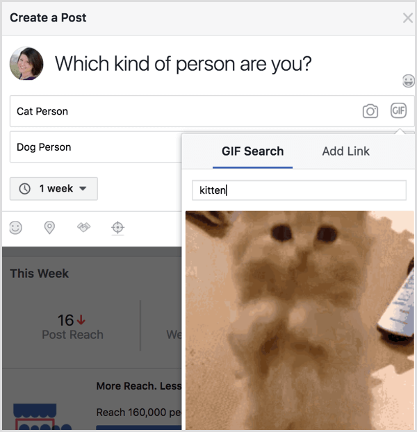 Vyhledávání na Facebooku GIF