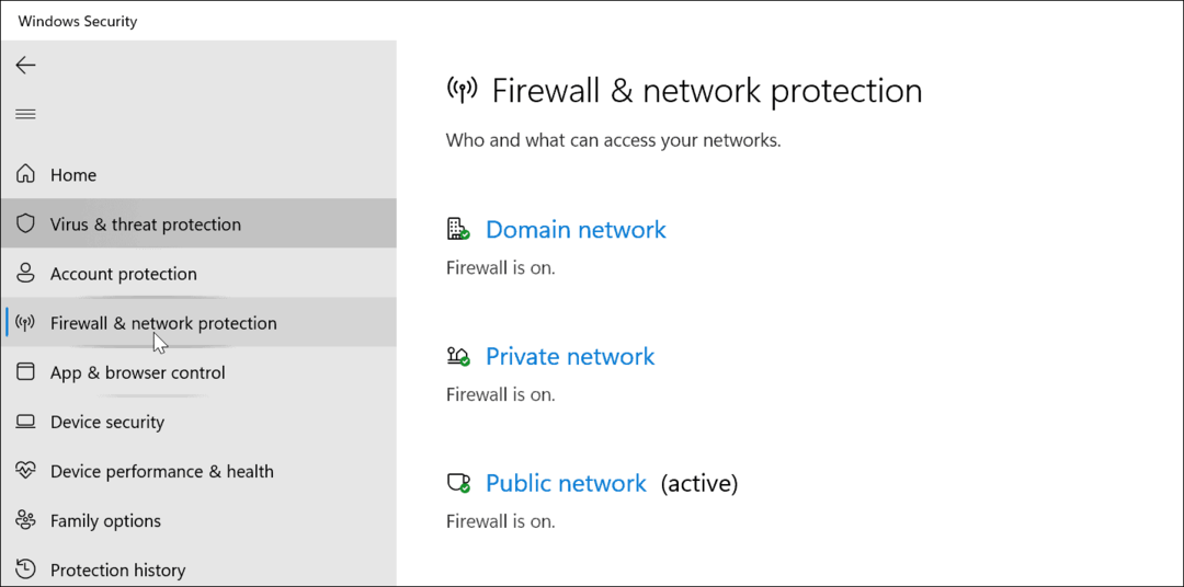 firewall a ochrana sítě zabezpečení windows windows 11