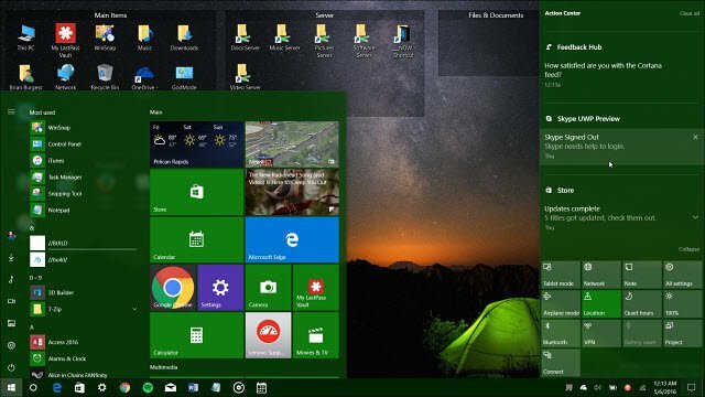 Aktualizace výročí temného režimu systému Windows 10