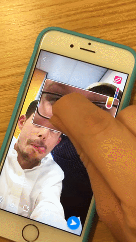 snapchat přiblížit během kreslení