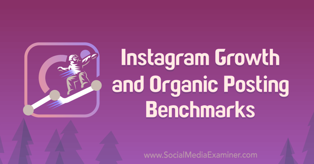 Srovnávací ukazatele růstu a organického zveřejňování na Instagramu od Michaela Stelznera. 