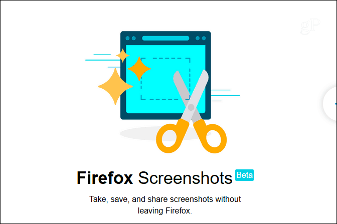 Screenshoty Firefoxu Beta